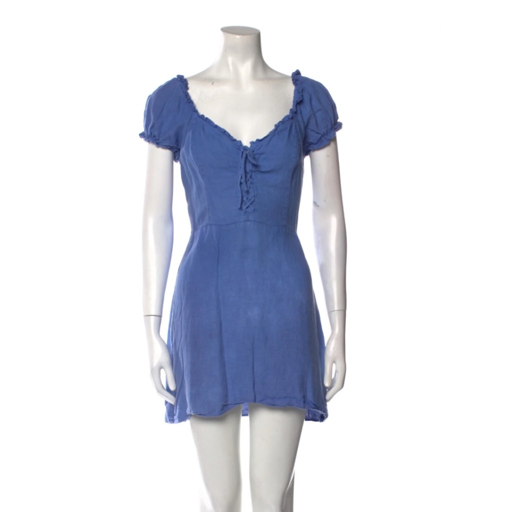 REFORMATION V-Neck Mini Dress